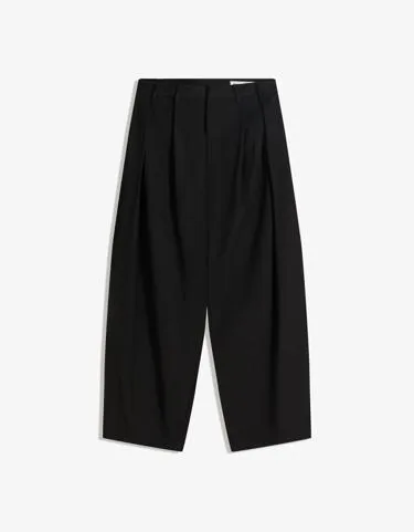 Брюки BALLOON приталенного кроя с защипами