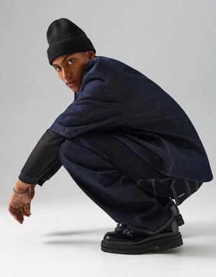 Классические туфли с простроченным носом