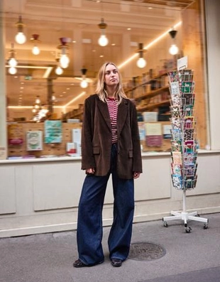 Bershka Вельветовый блейзер