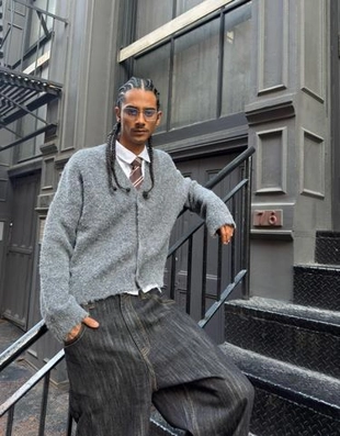 Bershka Вязаная куртка