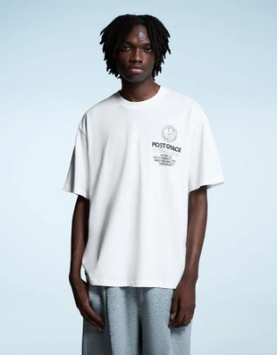 Bershka Футболка с короткими рукавами и принтом