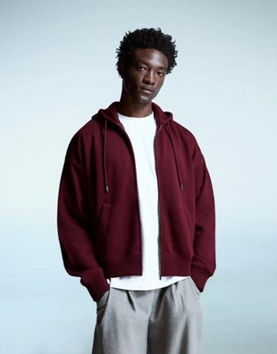 Bershka Худи с застежкой-молнией