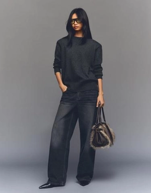 Bershka Джемпер с подплечниками