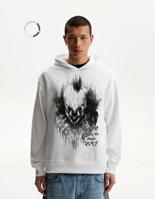 Bershka Худи с принтом IT