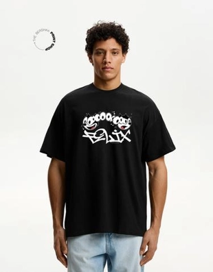 Bershka Футболка FELIX THE CAT с короткими рукавами