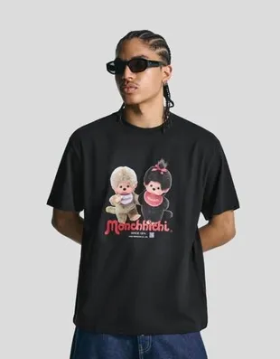 Футболка MONCHHICHI с короткими рукавами и цифровым фильтром- Заказать в России