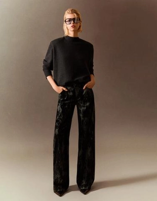 Bershka Брюки свободного кроя купить с доставкой.