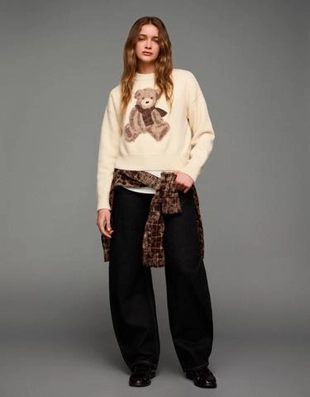 Свитер с принтом- Заказать в России