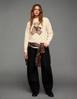 Свитер с принтом- Заказать в России