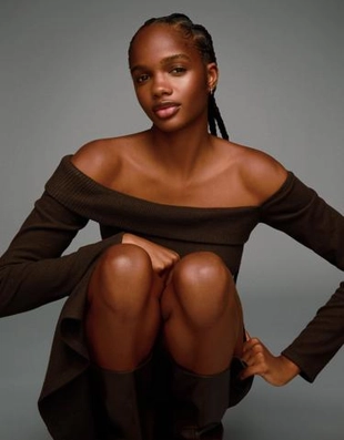 Мягкий асимметричный трикотажный джемпер- Заказать в России