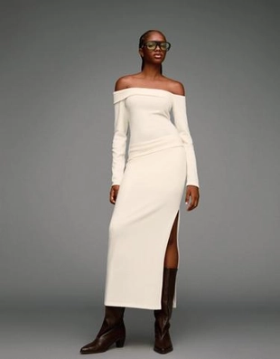 Bershka Мягкий асимметричный трикотажный джемпер