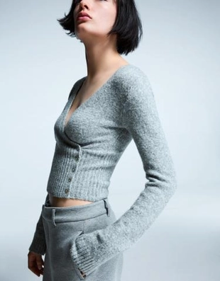 Кардиган на пуговицах