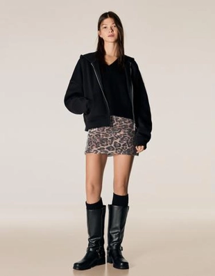 Мини-юбка с пайетками- Заказать в России