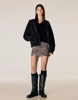 Мини-юбка с пайетками- Заказать в России