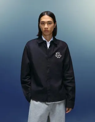 Джинсовая рубашка оверсайз- Заказать в России