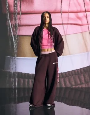 Брюки из мягкой ткани BALLOON OUT OF CORE