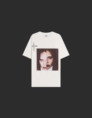 Bershka Футболка LADY GAGA с короткими рукавами и принтом купить с доставкой.