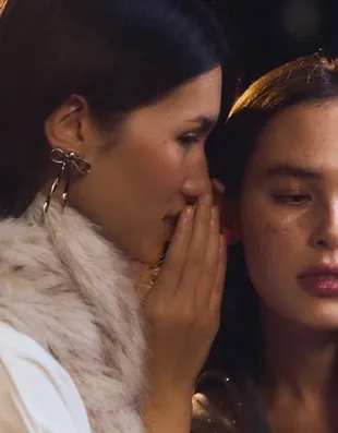 Металлические серьги в форме бантика- Заказать в России