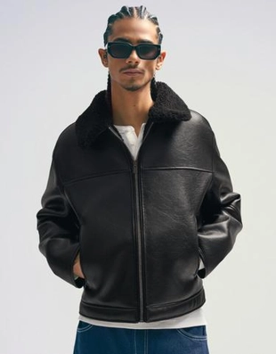 Bershka Куртка из искусственной кожи купить с доставкой.