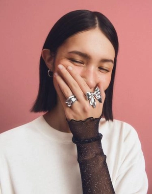 Bershka Набор из 2 колец