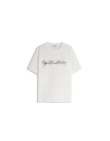 Bershka Футболка геометрического кроя с короткими рукавами и принтом