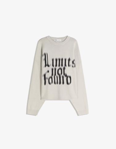 Свитер с принтом- Заказать в России