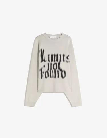 Свитер с принтом- Заказать в России