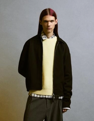 Bershka Куртка-рубашка приталенного кроя на молнии