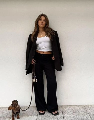 Bershka Блейзер оверсайз