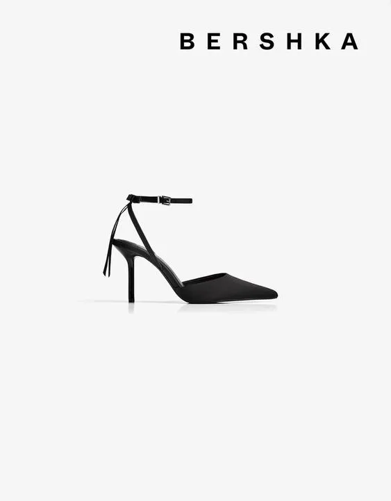 Туфли на каблуке с бантом- Заказать в России