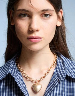 Bershka Колье с подвеской “сердечко”