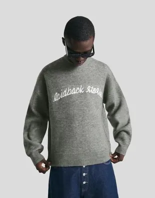 Жаккардовый свитер с вышивкой- Заказать в России