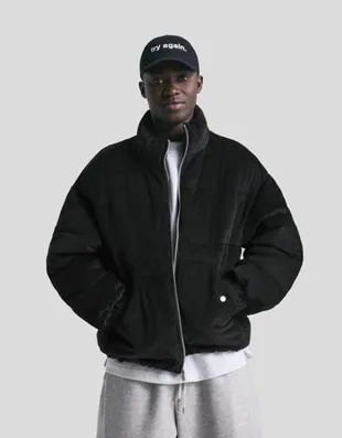 Вельветовый пуховик- Заказать в России