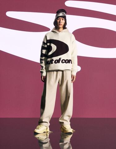 Bershka Жаккардовый свитер OUT OF CORE