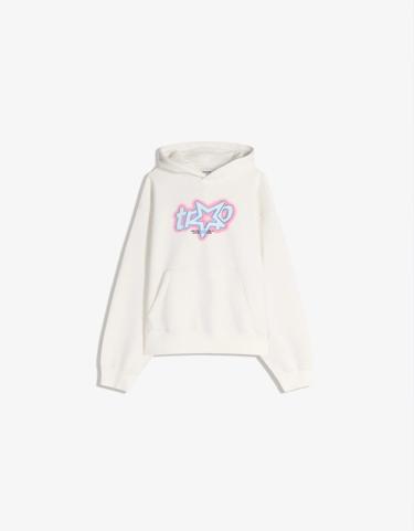 Bershka Толстовка с капюшоном и принтом