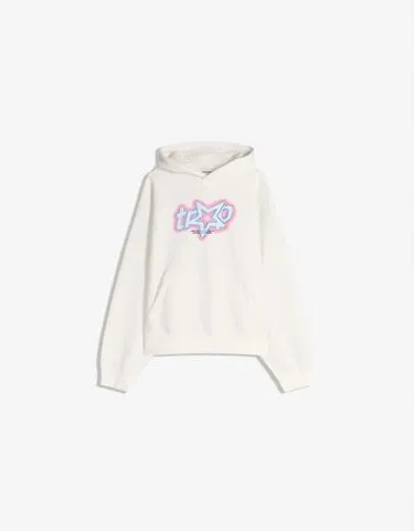 Толстовка с капюшоном и принтом- Заказать в России