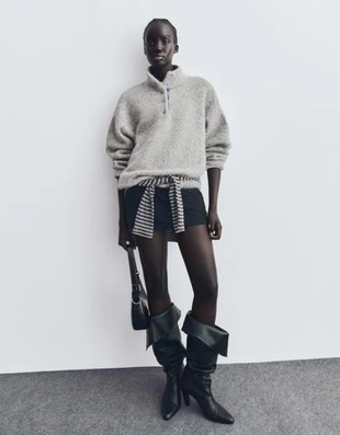 Bershka Свитер с высоким воротником купить с доставкой.