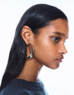 Bershka Набор из 2 пар серег-колец