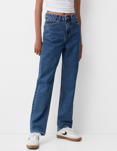 Новые джинсы mom fit