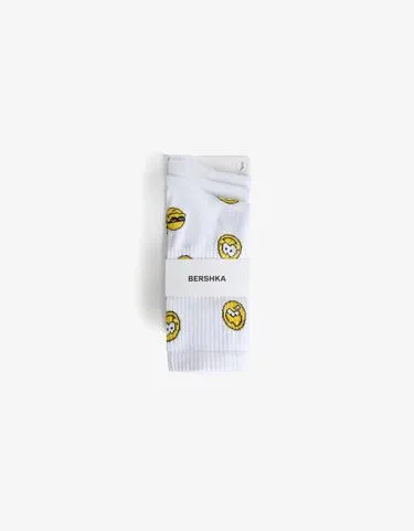 Набор из 3 пар носков с принтом