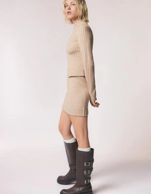 Bershka Мини-юбка в рубчик