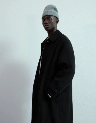 Bershka Длинное пальто из сукна купить с доставкой.