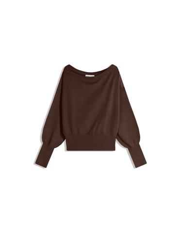 Bershka Асимметричный свитер с низом в рубчик