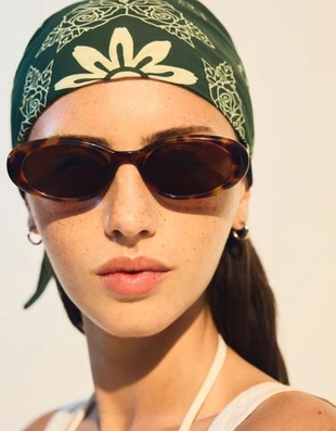 Bershka Солнцезащитные очки в оправе под черепаху купить с доставкой.