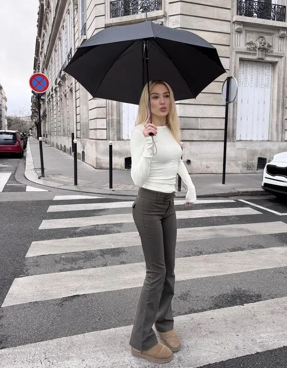 Брюки из ткани бенгалин