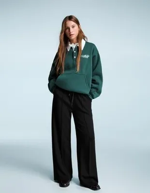 Широкие брюки из мягкой ткани