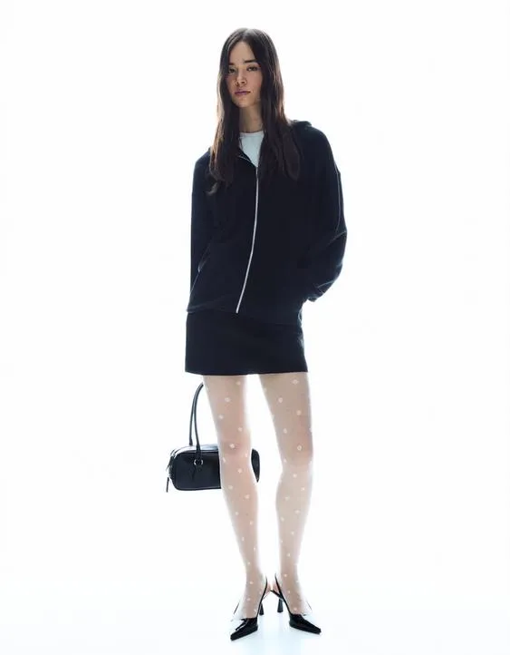 Колготки с вышивкой плюмети- Заказать в России