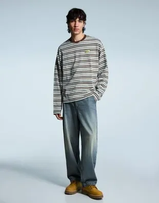 Джинсы в стиле скейтер- Заказать в России