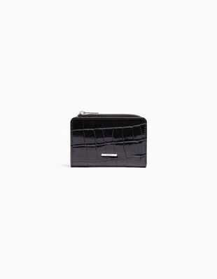 Кошелек из искусственной лакированной кожи с тиснением- Заказать в России