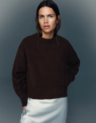 Bershka Свитер оверсайз с рифленым низом